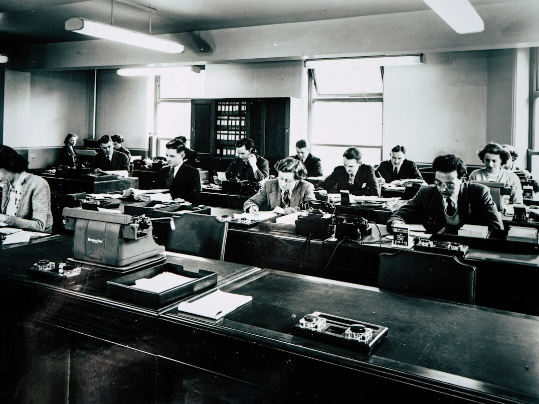 historical courtroom scene